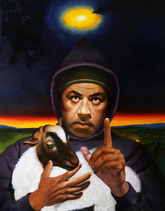 THIS IS MY BELOVED SON | Oil and Egg Tempera on Wood | 36" x 28" | Work-In-Progress